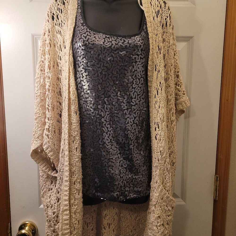 Forever 21 Crochet Cardigan